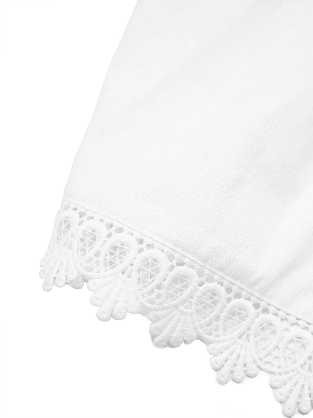 Bordado casual de bordado blusas para mujeres de manga de flote