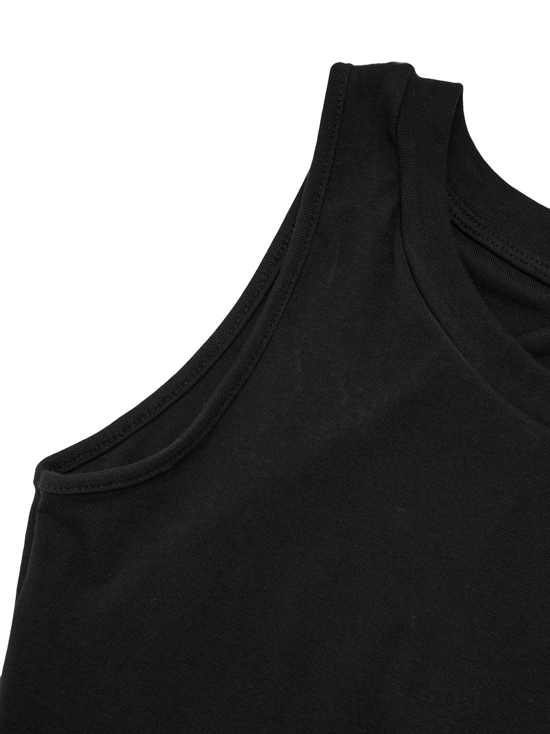Tank Preppy Fabric Splicing Layered Ruffle Drop-Waist Mini Dresses
