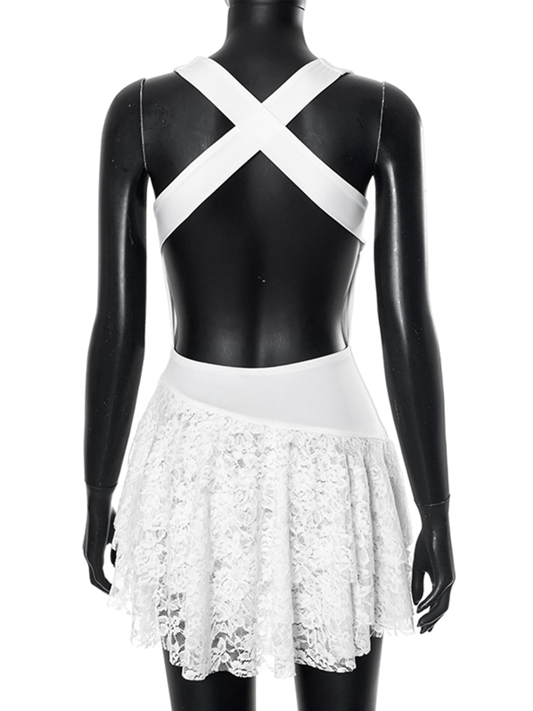 Una línea elegante sin nuclear ruchada mini mini vestido