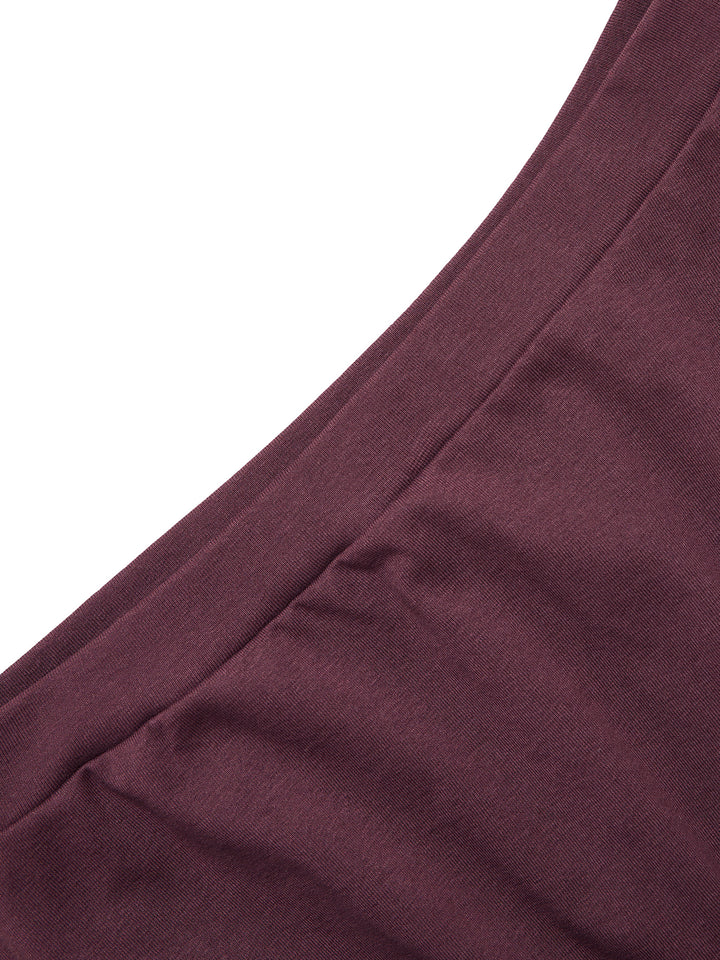 Boho Plain Asymétrical Cou régulier régulier des femmes à manches courtes naturelles Hobe