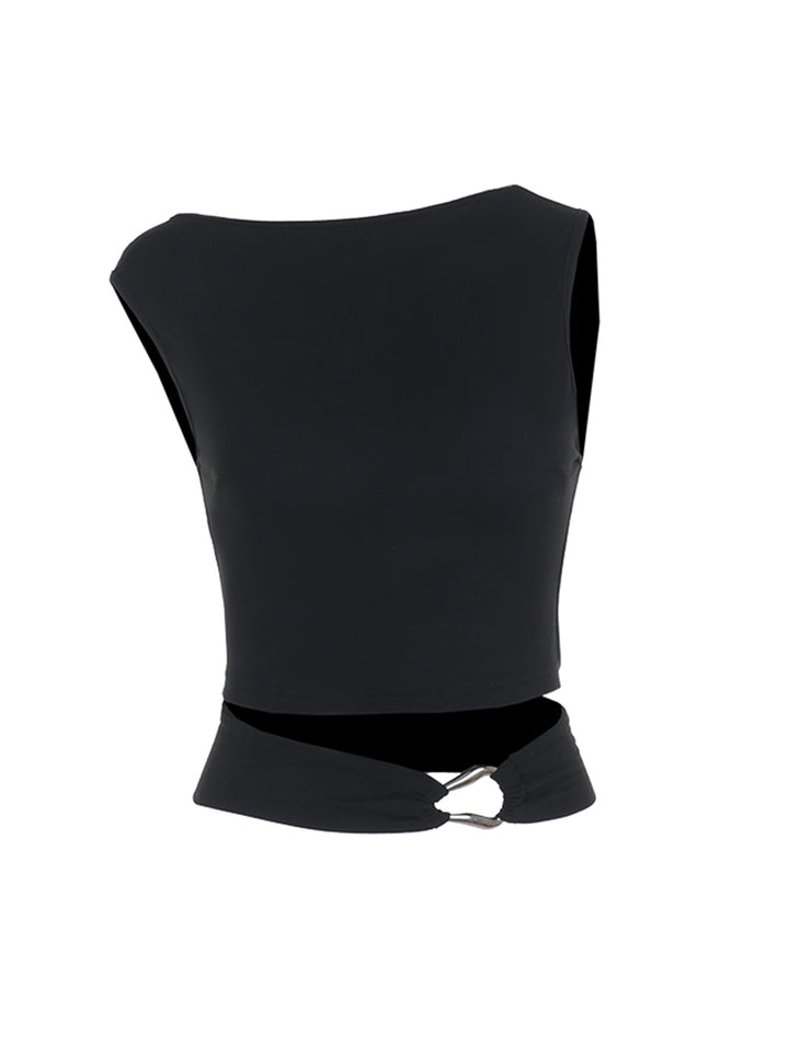 Tank Casual Round Neck Women Tank Tops & Camis
