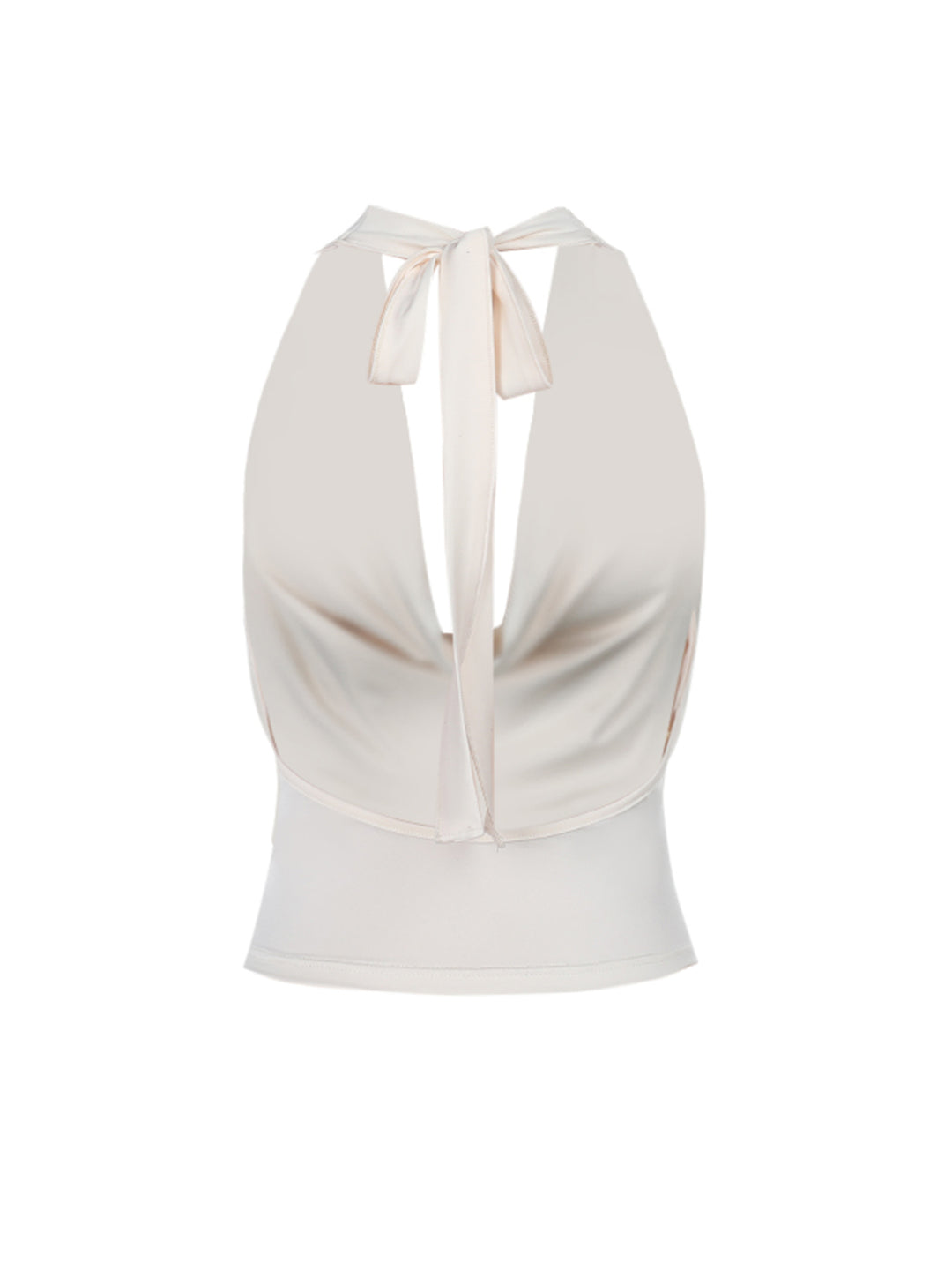 Túnica Elegante Camiseta de tanques de Halter Halter Mujeres sin espalda y Camis
