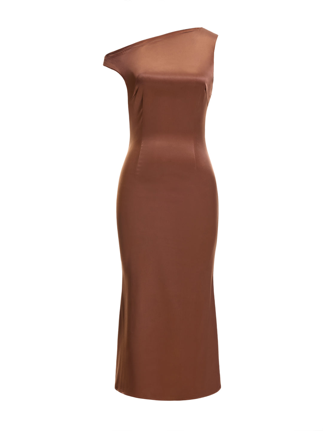 Sirena elegante abito da donna midi arrotolato.