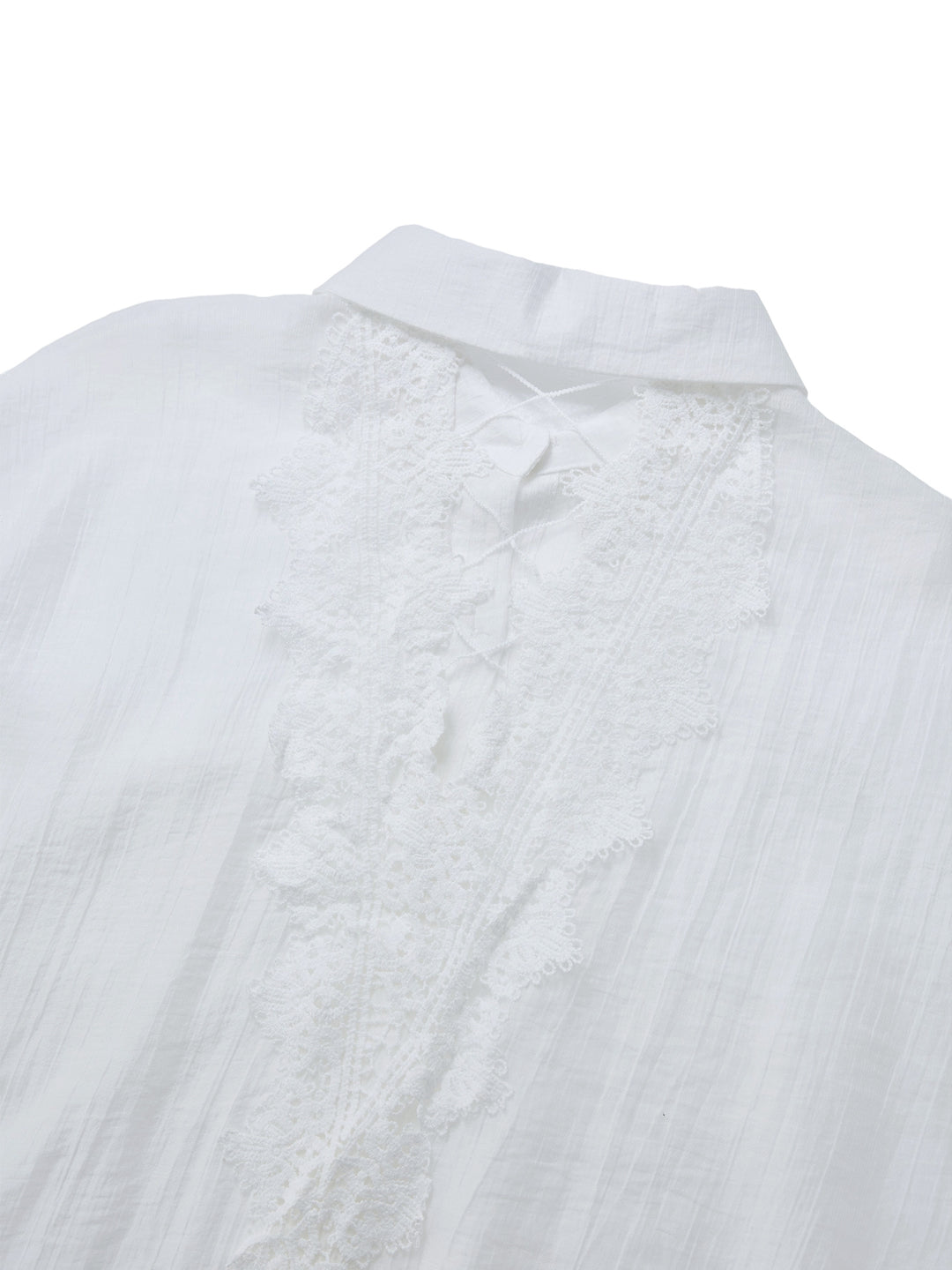 Chemise boho en dentelle