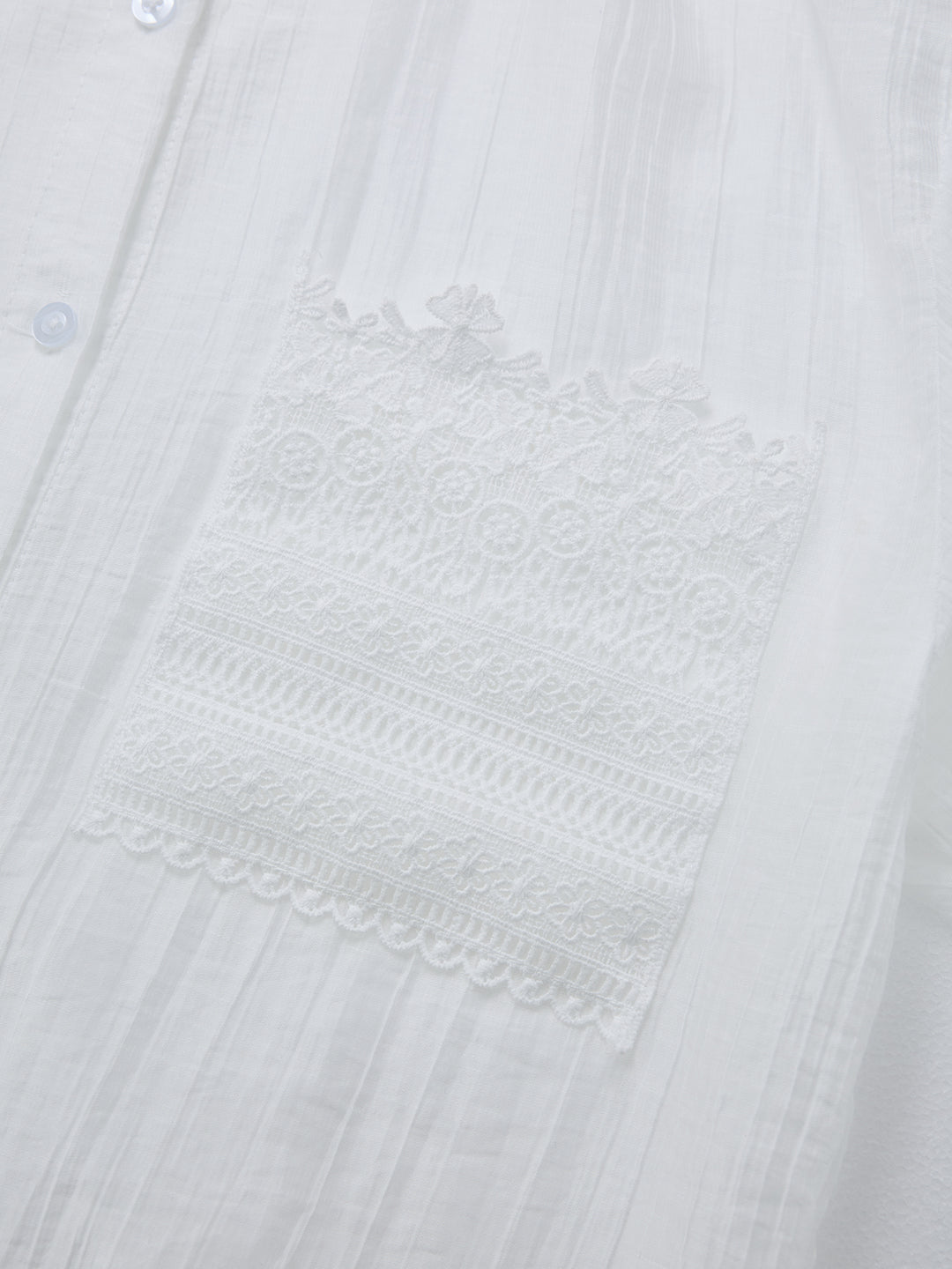 Chemise boho en dentelle