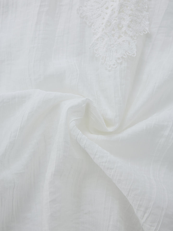 Chemise boho en dentelle