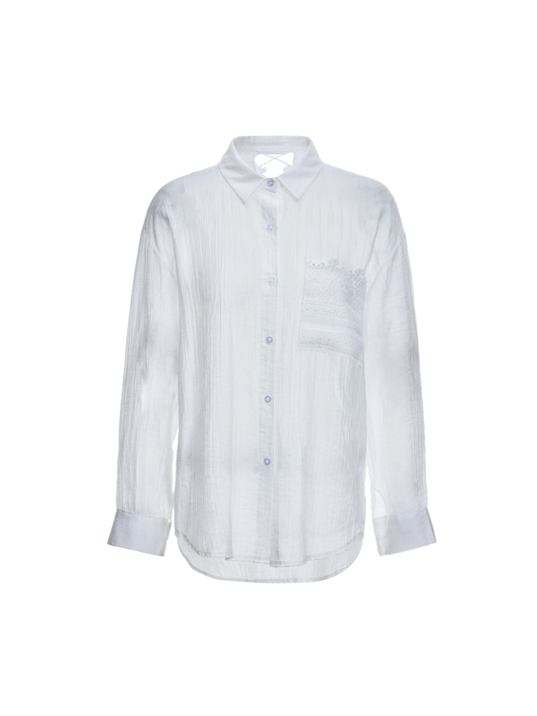 Chemise boho en dentelle