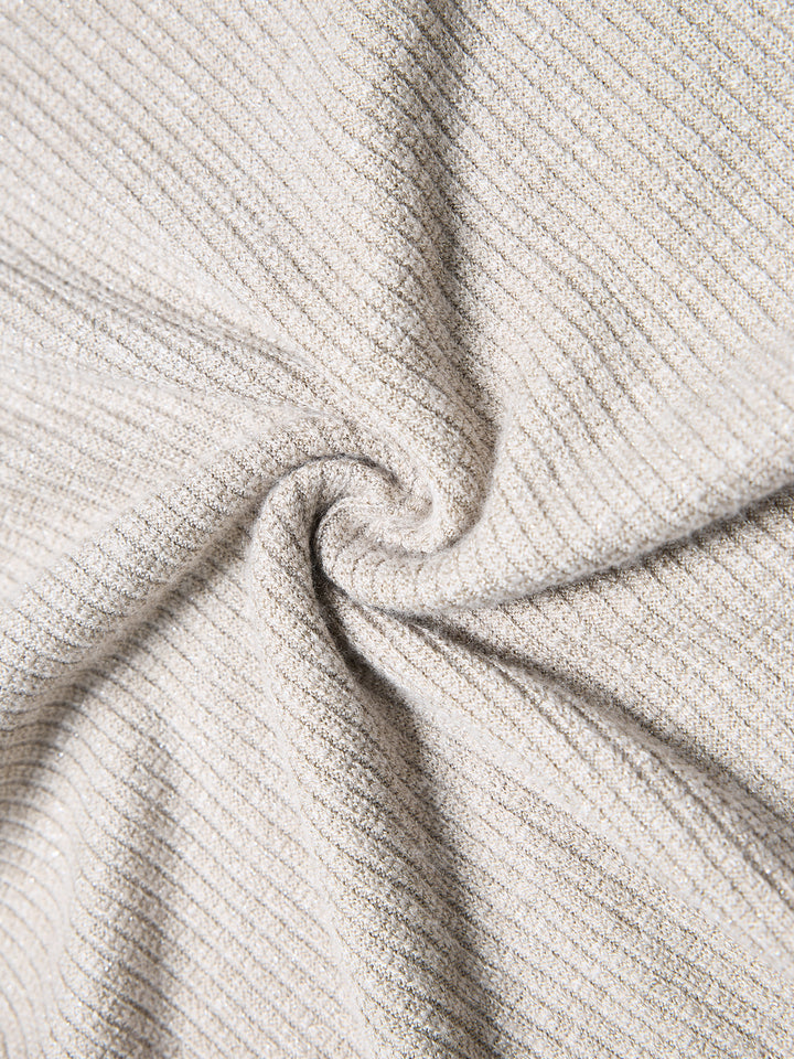 Knitwear Casual Plain Buckle Space Dye Scoop Neck Sleeveless Tank Tops